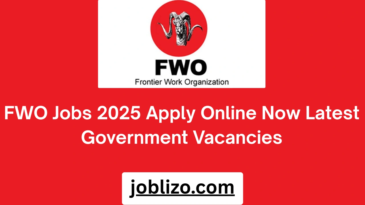 FWO Jobs 2025 Apply Online Now Latest Government Vacancies