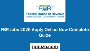 FBR Jobs 2025 Apply Online Now Complete Guide