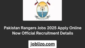 Pakistan Rangers Jobs 2025 Apply Online Now Official Recruitment Details