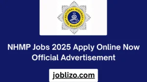 NHMP Jobs 2025 Apply Online Now Official Advertisement