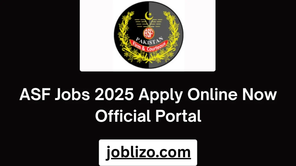 ASF Jobs 2025 Apply Online Now Official Portal