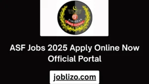 ASF Jobs 2025 Apply Online Now Official Portal
