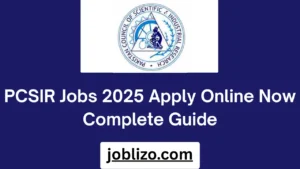 PCSIR Jobs 2025 Apply Online Now Complete Guide