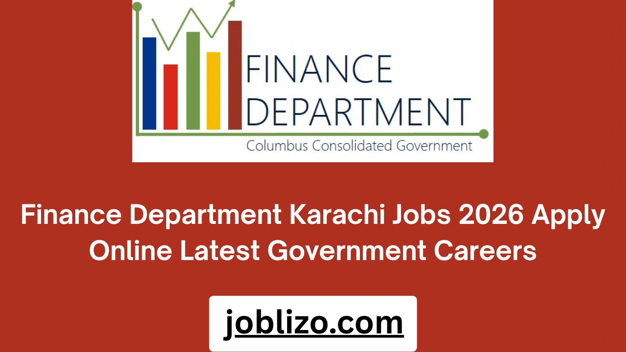 Finance Department Karachi Jobs 2026 Apply Online Latest Government Careers